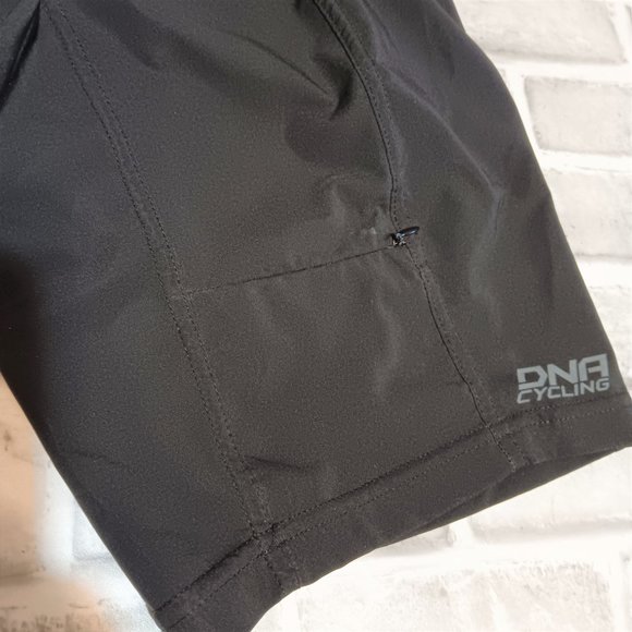 DNA Cycling Shorts Podium Unisex L Black Italy 9.5" Inseam DNA Cycling adjustabl - Picture 8 of 12